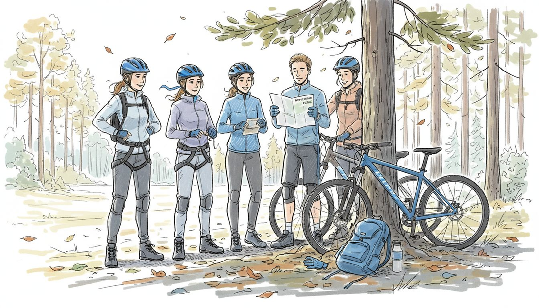 Kopīga gatavošanās piedzīvojumiem un adrenalīna pilnām aktivitātēm dabā