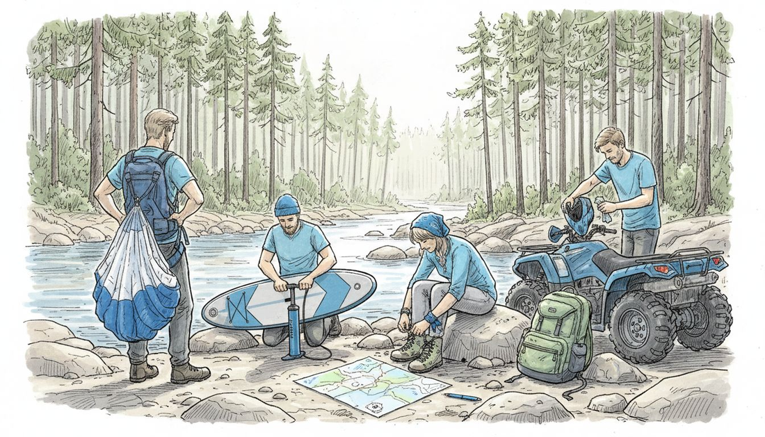 Latviešu draugi gatavojas kopīgam piedzīvojumam dabā