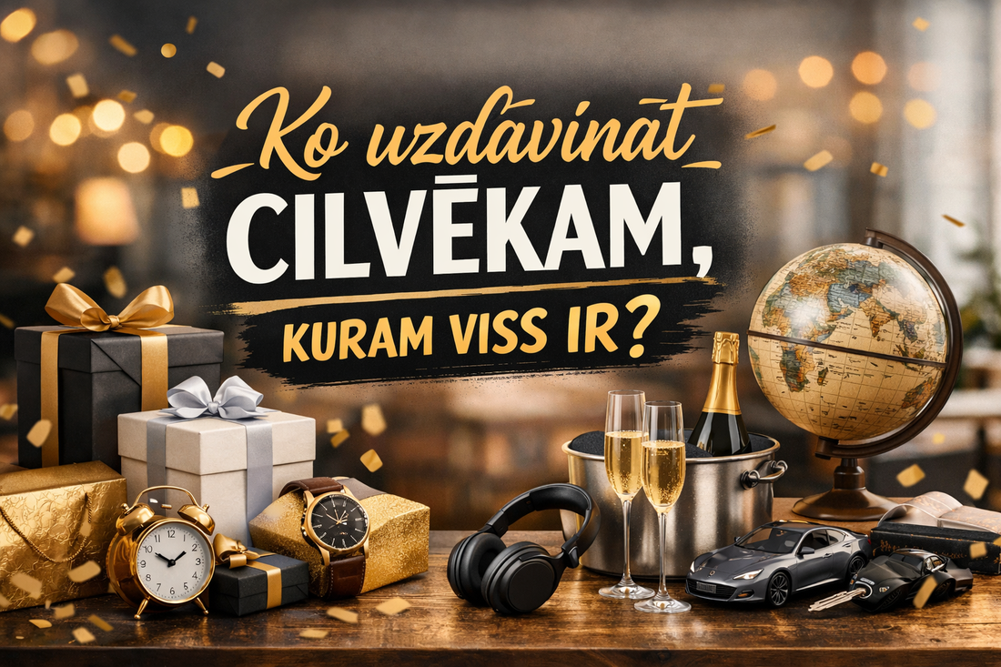 Ko uzdāvināt cilvēkam, kuram viss ir? 7 piedzīvojumu dāvanas