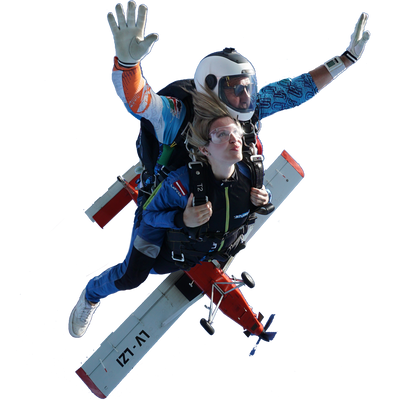 Skydive Latvia dāvanu karte — tandēma izpletņlēciens